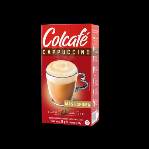 CAFÉ CAPPUCCINO COLCAFE 6U 13G CLASICO